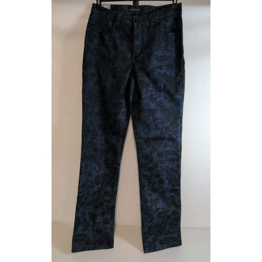 Lee Women's Platinum Label Bandana Paisley Fullprinted Pants 10 M New With Tags